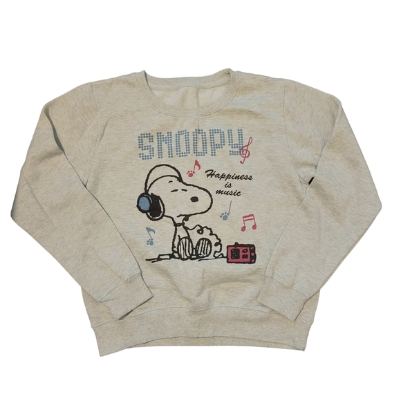 Peanuts Other - Vintage Y2K Peanuts SNOOPY Grey Crewneck Sweatshirt Sweater Size: M